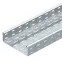 Кабельный листовой лоток перфорированный 60x200x3000 горячий цинк
