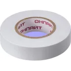 Изолента ОНЛАЙТ 71 676 OIT-B15-20/WH белая
