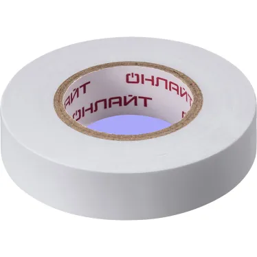 Изолента ОНЛАЙТ 71 676 OIT-B15-20/WH белая