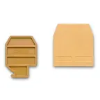                  Изолятор торцевой SCB/4/PT бежевый для SCB.4
               