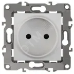 Розетка 2P, 16A-250В, Эра12, белый, 12-2105-01