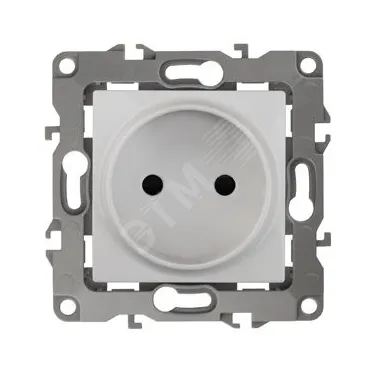 Розетка 2P, 16A-250В, Эра12, белый, 12-2105-01
