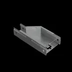 Переходник левый 50х50-100 мм ПЛЮС INOX304