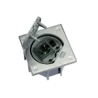                  Connect Влагостойкая основа IP66 с розеткой с заземлением К45 и коннектором RJ45 катег.5e UTP сталь
               