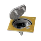                 Connect Основа влагостойкая IP66 с розеткой с заземлением К45 и коннектором RJ45 кат.5
               