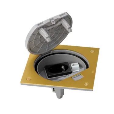 Connect Основа влагостойкая IP66 с розеткой с заземлением К45 и коннектором RJ45 кат.5