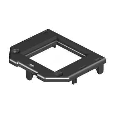 Накладка монтажной коробки GB2/3 1xModul45 61x76 мм (полиамид,черный)