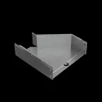 Переходник левый 100х150-300 мм ПЛЮС INOX304