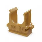 Крепеж-клипса для труб АБС-пластик бук д25 (100шт/1000шт уп/кор)