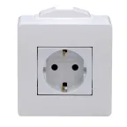                  Коробка для миниканалов с силовой розеткой
               