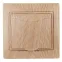 Розетка 2P+E Schuko с крышкой, 16А-250В, СУ, Plano, сосна, 1-203-11