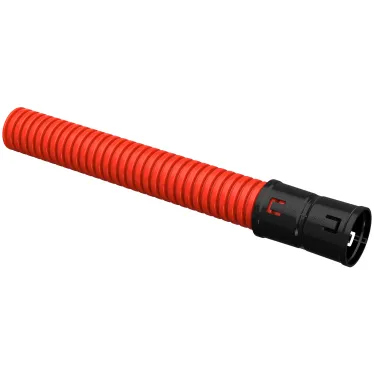 Труба гофрированная двустенная ПНД d-40мм красная (150м) IEK