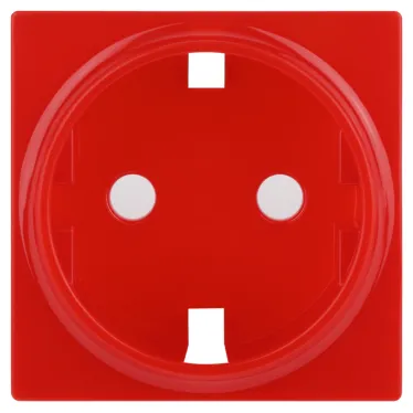 Накладка для розетки Серия 12 12-6301-23 на 12-2101, 12-2102, 14-2101, 14-2102 сменная, красный