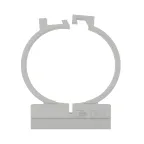                  Держатель двухкомпонентный 32мм для труб
               