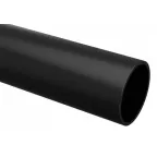 Труба гладкая ПВХ жесткая d20 мм (2 м) (50 м/уп) черная -Plast