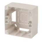 Коробка накладного монтажа 1 пост, Эра12, слоновая кость (20/200/1600) 12-6101-02