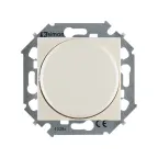                  Диммер поворотный для димм. LED ламп 5-215Вт Без рамки Слоновая кость
               