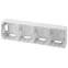 Коробка накладного монтажа 4 поста, Эра12, белый 12-6104-01