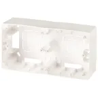 Коробка накладного монтажа 2 поста, Эра12, перламутр (10/100/600) 12-6102-15