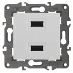                  Устройство зарядное USB, 5В-2100мА, Эра Elegance, белый, 14-4110-01
               