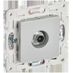                  SKANDY Розетка TV оконечная SK-A12S серебряный IEK
               