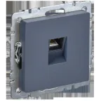 BRITE Розетка компьютерная RJ45 кат.5E РК10-БрМ маренго