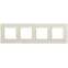 Рамка для розеток и выключателей Elegance 14-5014-02 Classic, на 4 поста, слоновая кость