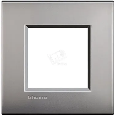 LivingLight Рамка AIR 1 пост Матовый никель