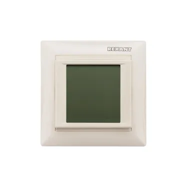 Терморегулятор сенсорный RX-419B, бежевый. совместим с Legrand серии Valena, REXANT