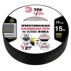                  Изолента PROFLEEC1915 на основе флиса 19мм х 15м, 0,3мм черная PRO
               