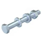 Комплект крепежный SKS 10X80 F, сталь, F