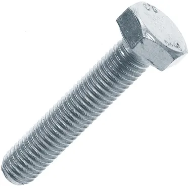 Болт с шестигранной головкой оцинкованный М10х120 (DIN 933) (50 шт/уп)