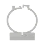 Держатель двухкомпонентный 32мм для труб