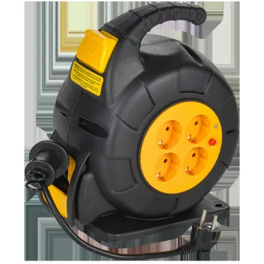 TWIST Катушка УК10 4мест. 2P+PE/10м 3х1,5мм2 автосм. IEK