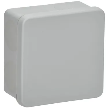 Коробка расп. КМ42435 о/п 80х80х40мм IP67 8 вв. серая