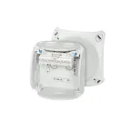                 Коробка клеммная 104х104х70 мембраны пятиполюсные 1.5-6 кв.мм серая РР IP66
               