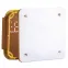 Коробка распределительная прямоугольная для твердых стен IP40 154х98х70мм