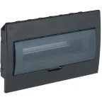 Корпус модульный пл. встр. ЩРВ-П-18 черный IP41