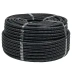 Труба гофрированная FPHF с зондом d50мм (20м.) черная Plast PROxima