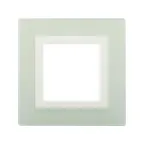                  Рамка из натурального стекла, ''Avanti'', светло-зеленая, 2 модуля
               