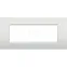 LivingLight Рамка AIR 7 постов Белый жемчуг