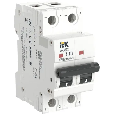 ARMAT Автоматический выключатель M06N-DC 2P Z 40А