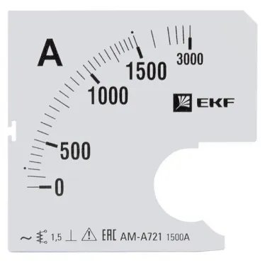 Шкала сменная для A721 1500/5А-1,5 PROxima