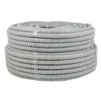 Труба гибкая 20мм с протяжкой серая (100м) Plast