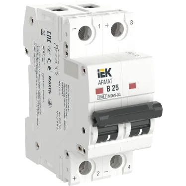 ARMAT Автоматический выключатель M06N-DC 2P B 25А