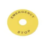                  Маркировка для кнопки аварийного останова Emergency Stop D90
               