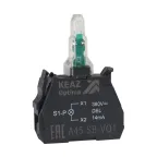 Световой блок OptiSignal D22 A45-SB-VQ1 белый 380 В AC с защитой от наводок ZBVQ1