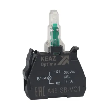 Световой блок OptiSignal D22 A45-SB-VQ1 белый 380 В AC с защитой от наводок ZBVQ1