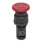                  Кнопка SW2C-11MZ повортная красная Грибок 1з+1р
               