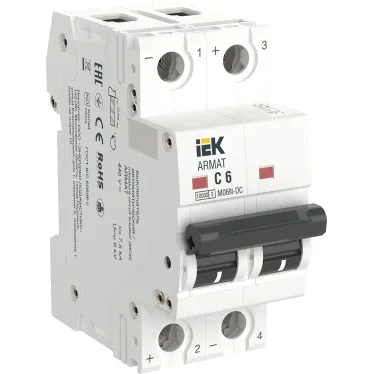 ARMAT Автоматический выключатель M06N-DC 2P C 6А
